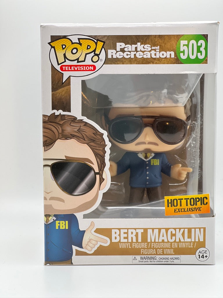 Funko Pop! TV - Parks & Rec - Bert Macklin (Hot Topic Exclusive) #503