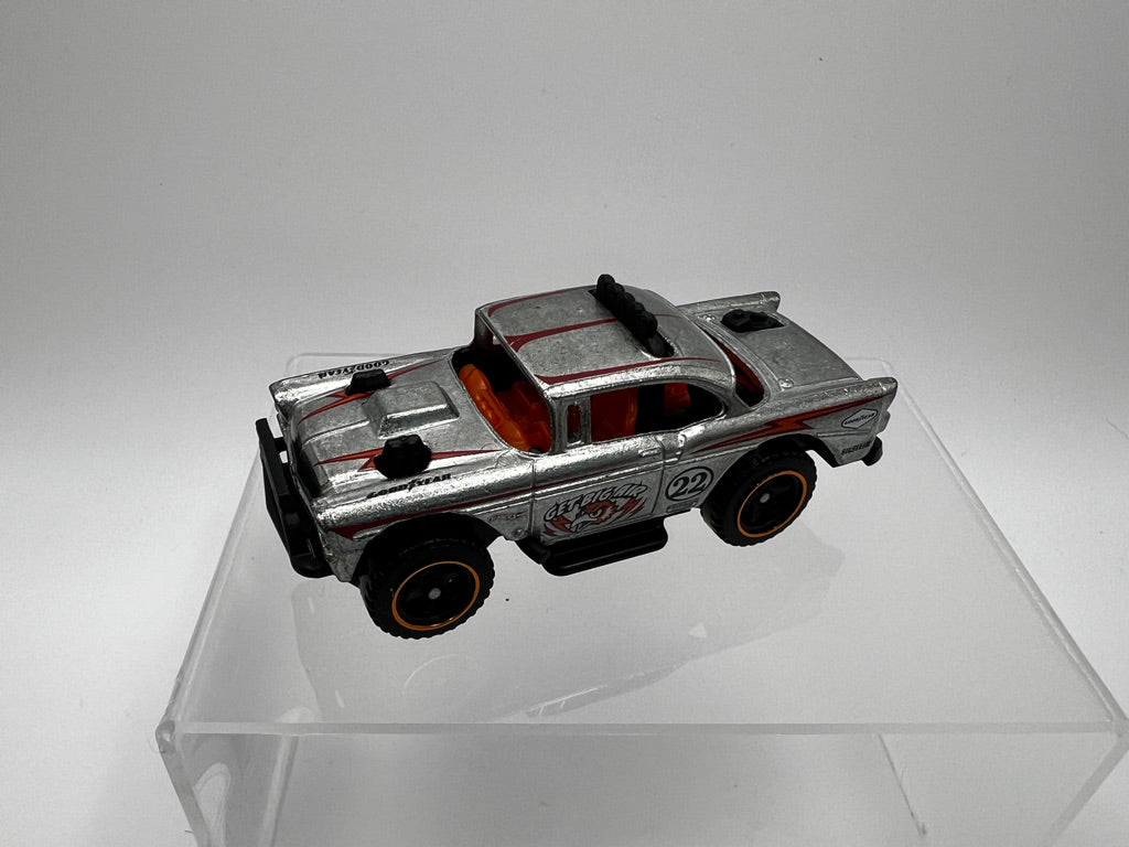 Hot Wheels Walmart Exlusive 2022 - Chevy Bel Air - Big Air Bel Air - (Zamac) UNSPUN