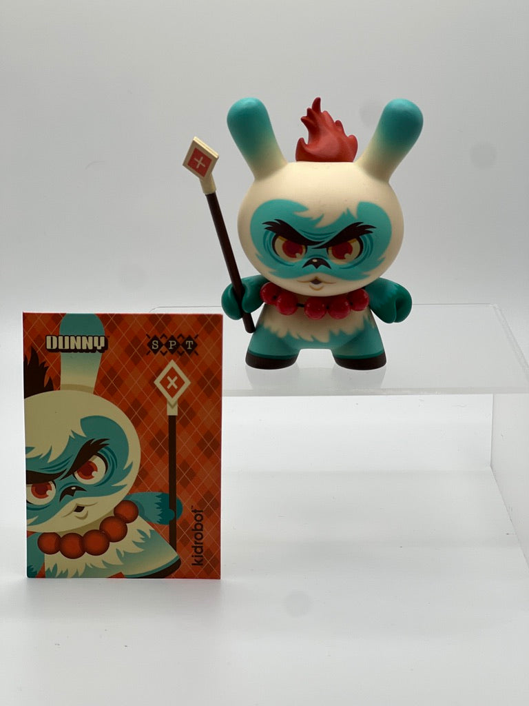 Kidrobot Dunny Sideshow - Argyl Warrior by Scott Tolleson (2/20)