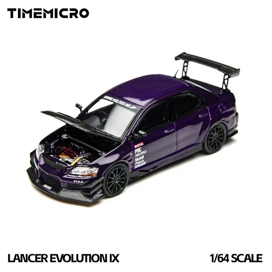(PREORDER) Time Micro Mitsubishi Lancer EVO IX (Metallic Purple)