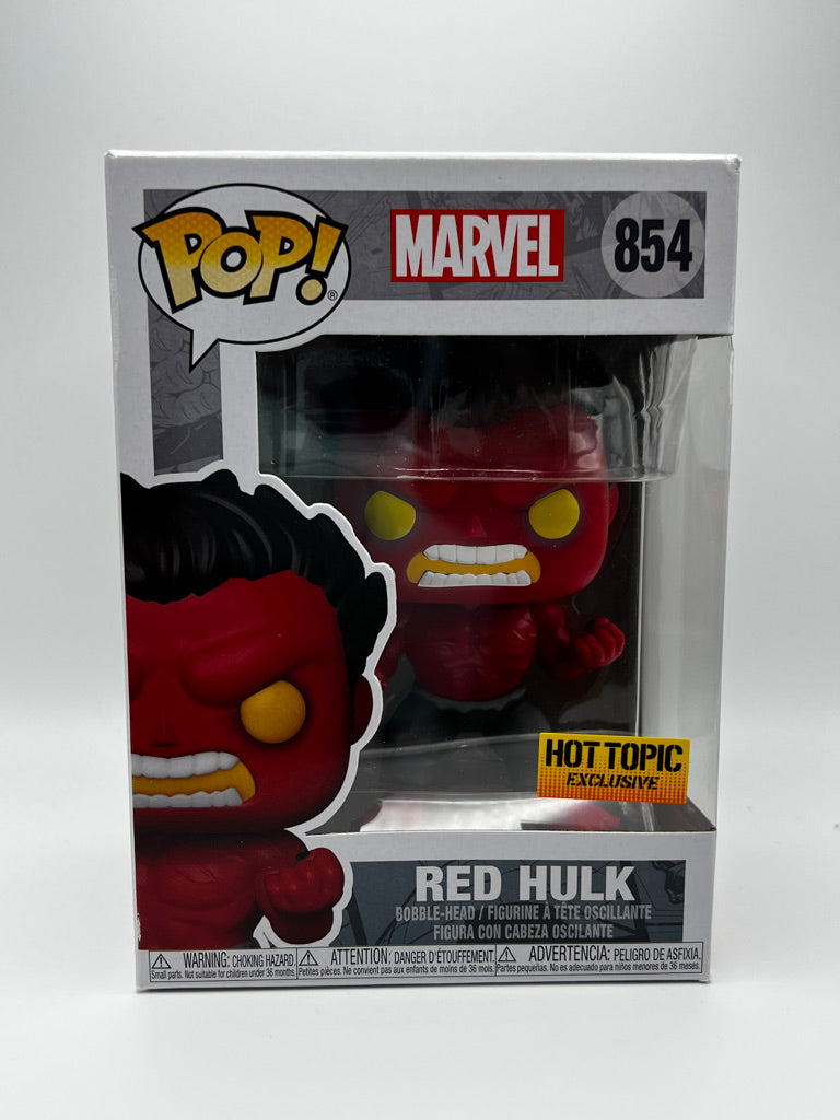 Funko Pop! Marvel - Red Hulk (Hot Topic Exclusive) #854