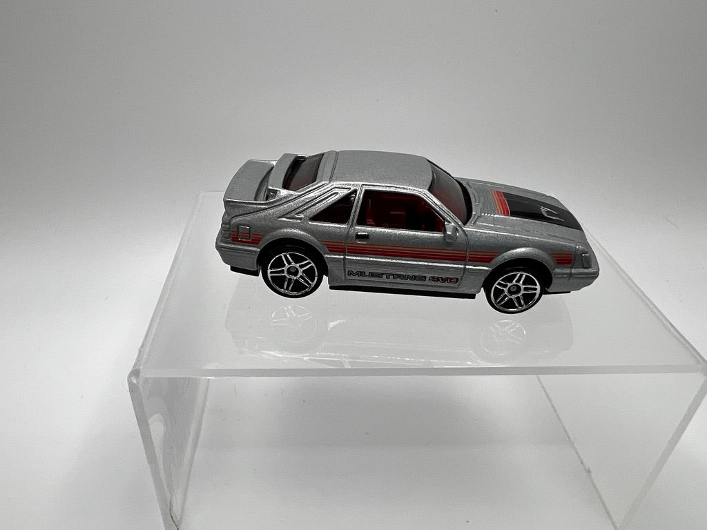 Hot Wheels The 80's - '84 Mustang SVO silver (UNSPUN)