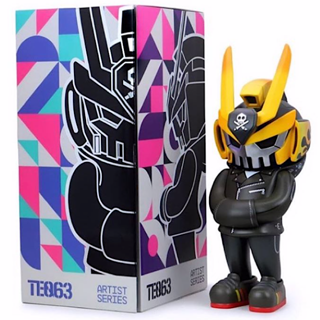 Hellbots MEGATEQ 12" TEQ63 Artist Series by Igor Ventura x Quiccs x Martian Toys