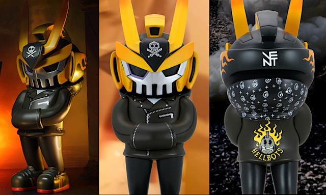 Hellbots MEGATEQ 12" TEQ63 Artist Series by Igor Ventura x Quiccs x Martian Toys