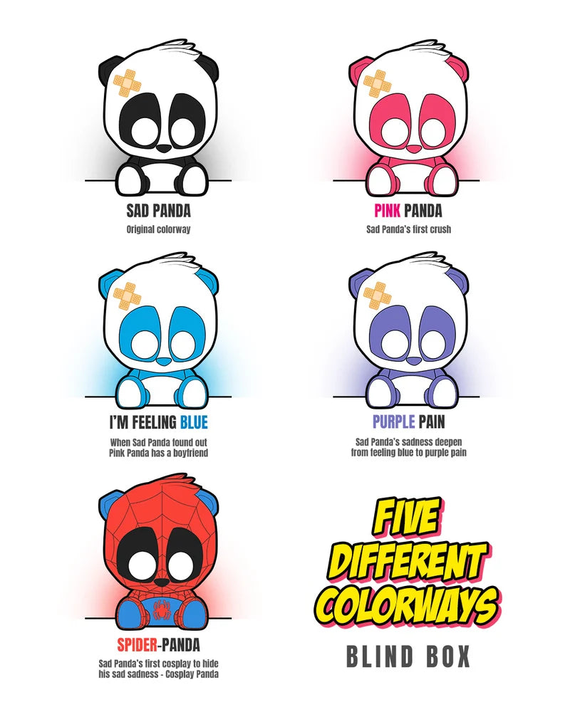 'Lil Sad Panda: Series One by 7 Sketches (Purple Pain - Autographed)