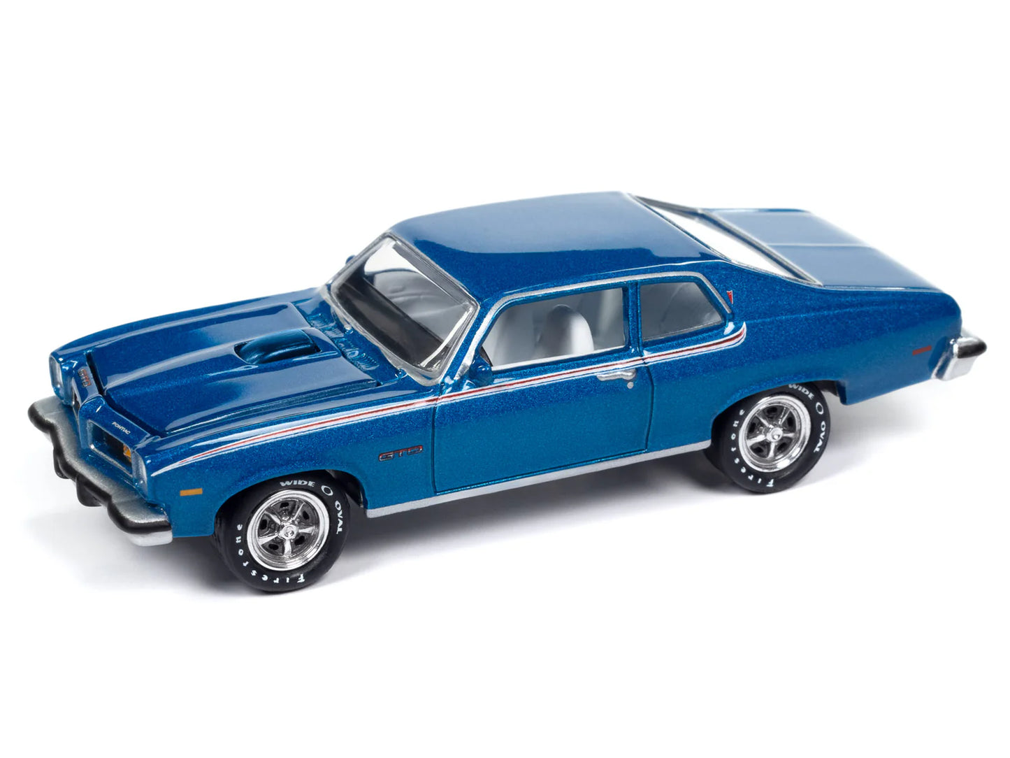 Johnny Lightning - 1974 Pontiac GTO (Regatta Blue Poly)
