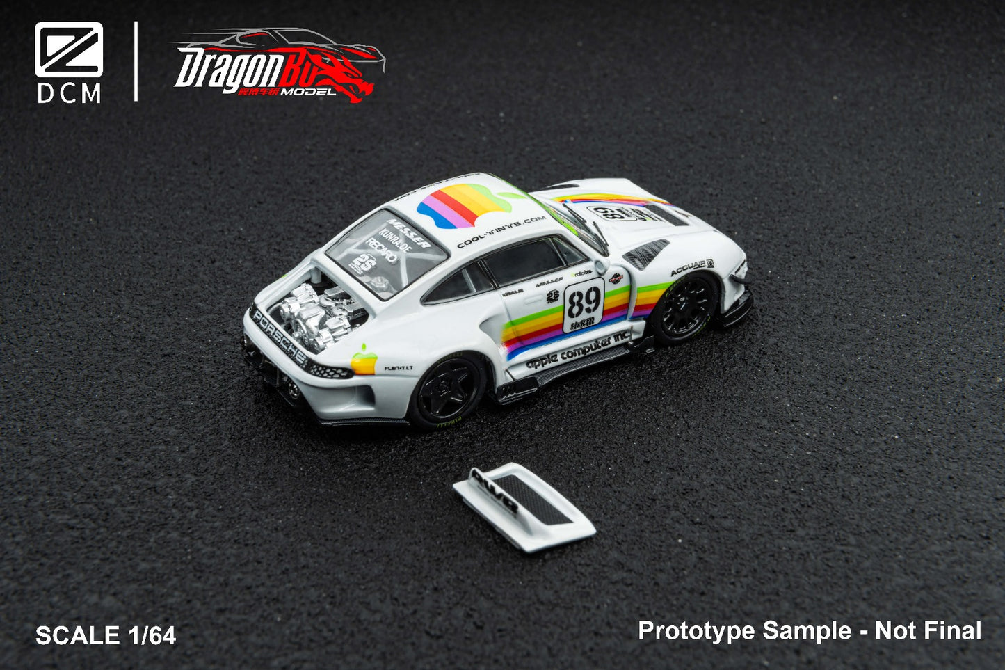 (PREORDER) D.BoModel & DCM - Punk Modified Porsche 993 (White Apple)