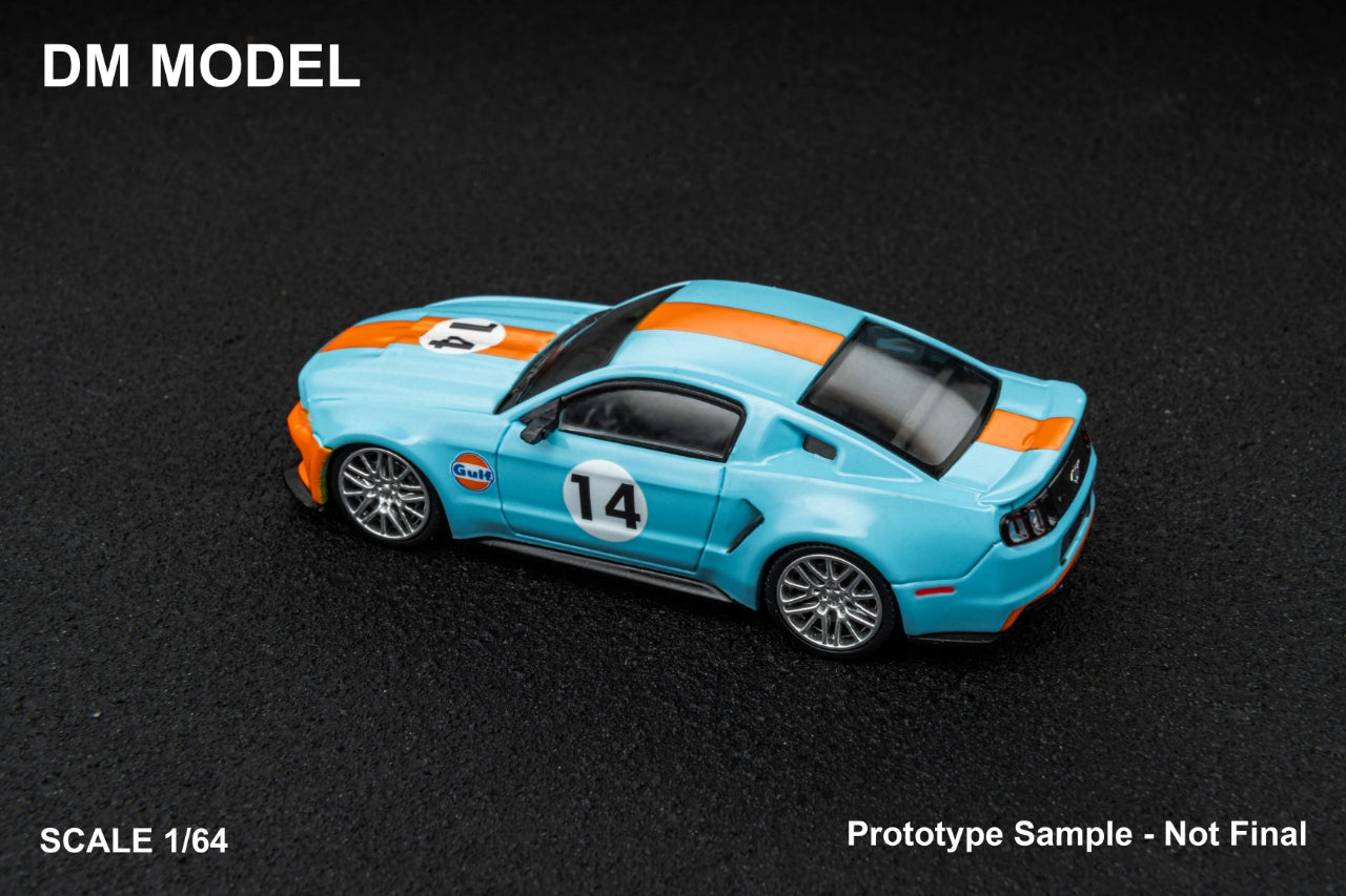 (PREORDER) DM Model Ford Mustang 2014 Wild Horse Modified (Gulf Livery)