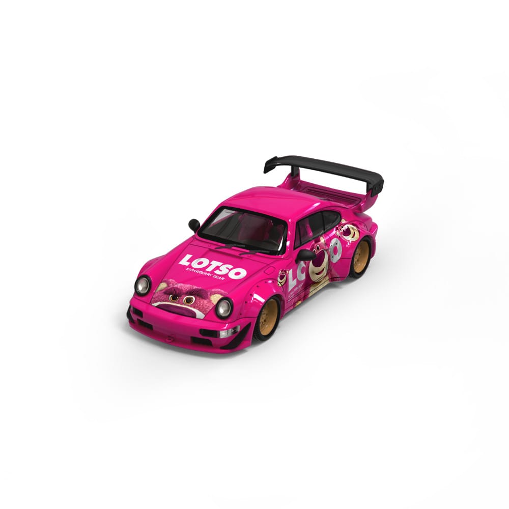 (PREORDER) Cool Car Porsche 964 Latso Strawberry Bear (Container Set)