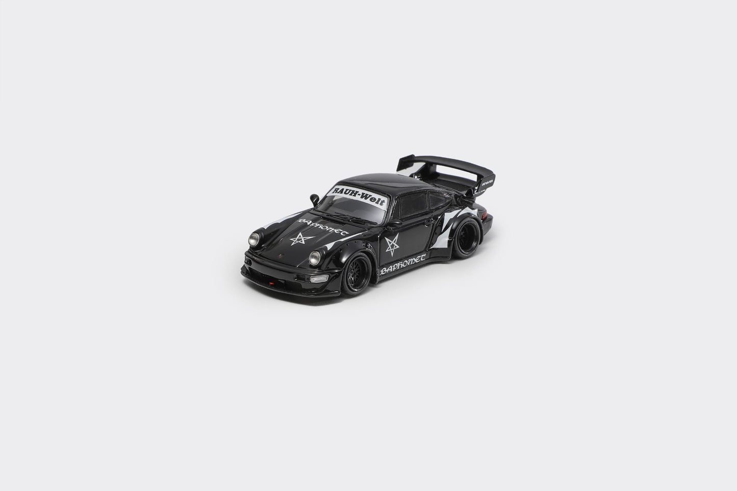 (PREORDER) Fast Speed Rauh-Welt Porsche RWB964 Wide-Body Modified (Black Baphomet)