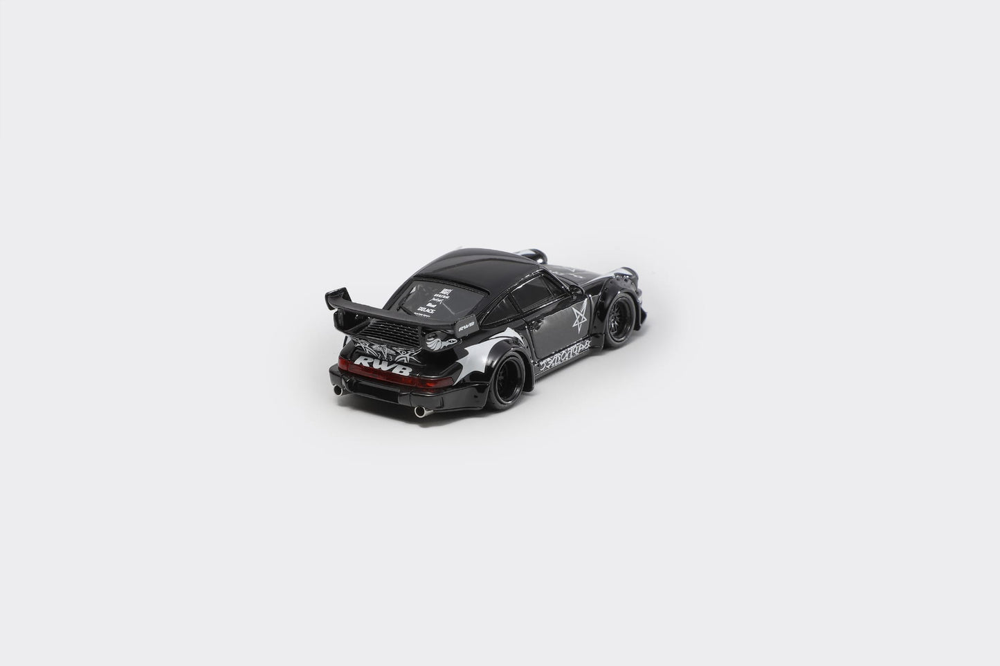(PREORDER) Fast Speed Rauh-Welt Porsche RWB964 Wide-Body Modified (Black Baphomet)