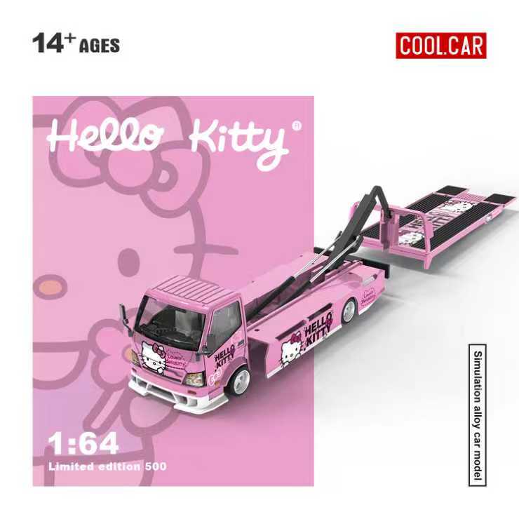 (PREORDER) Cool Car H300 Flatbed Transport Trailer (Hello Kitty)