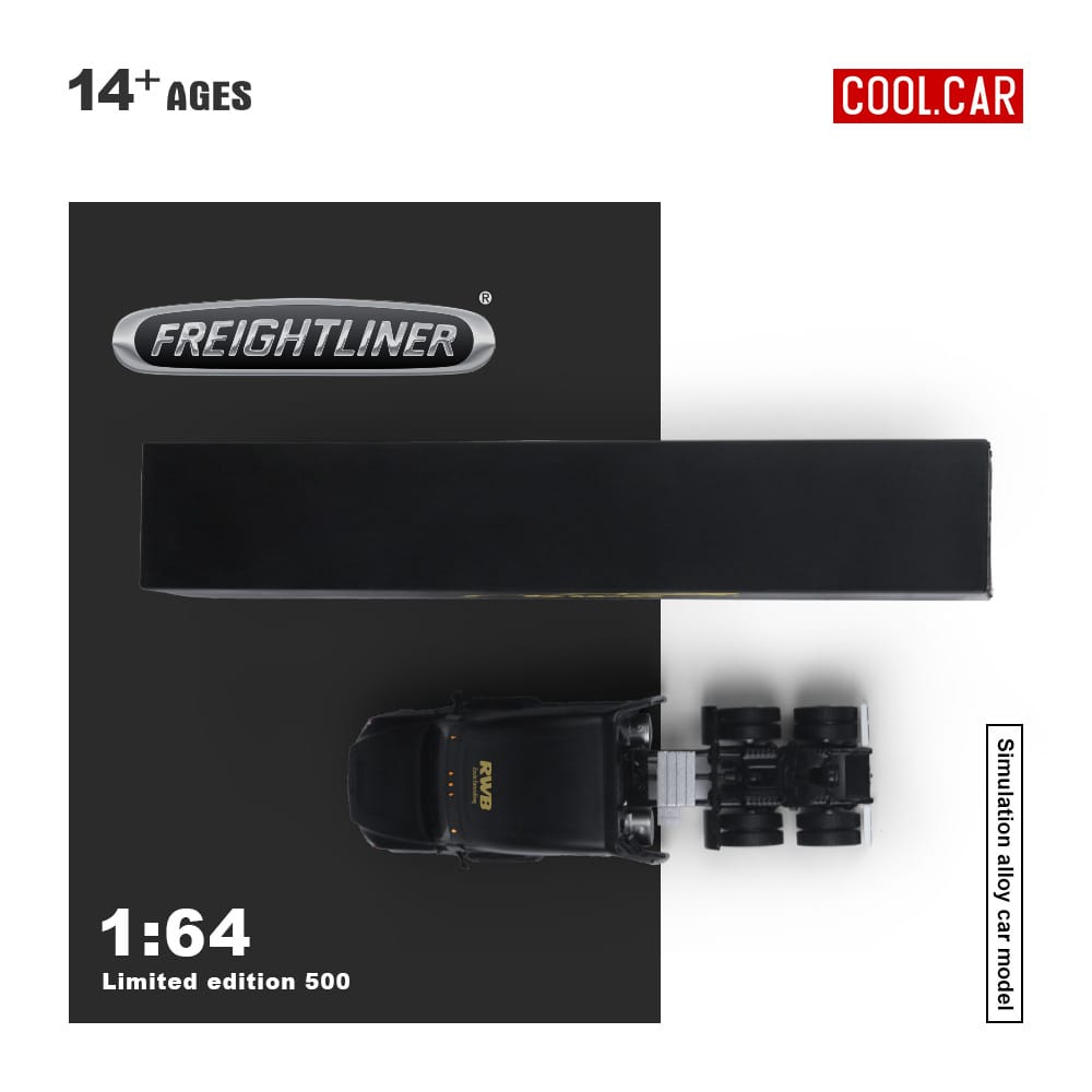 (PREORDER) Cool Car Freightliner Container Truck - RWB Special Transport