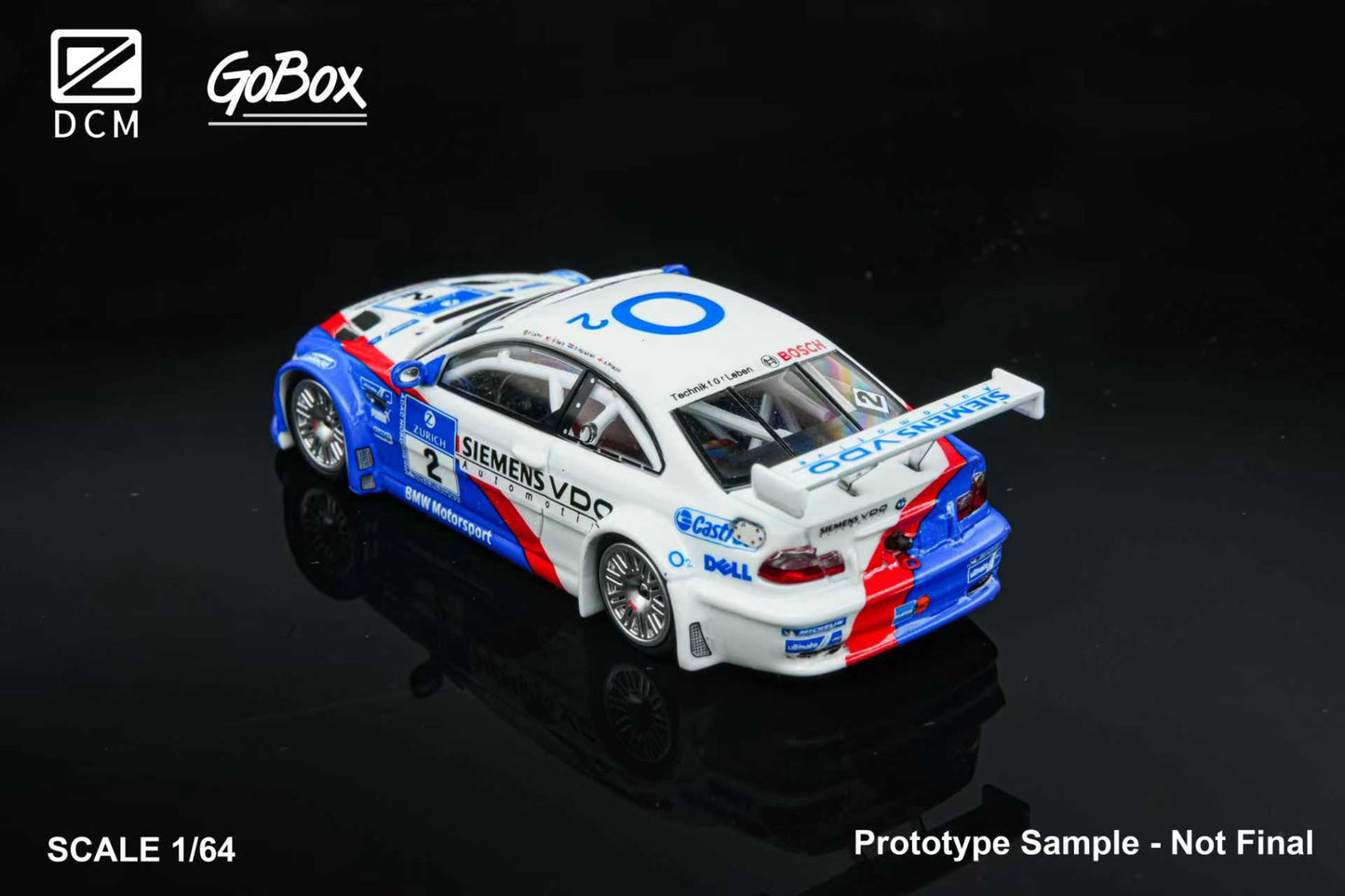 (PREORDER) DCM & GOBOX BMW M3 GTR E46 (Siemens #2)