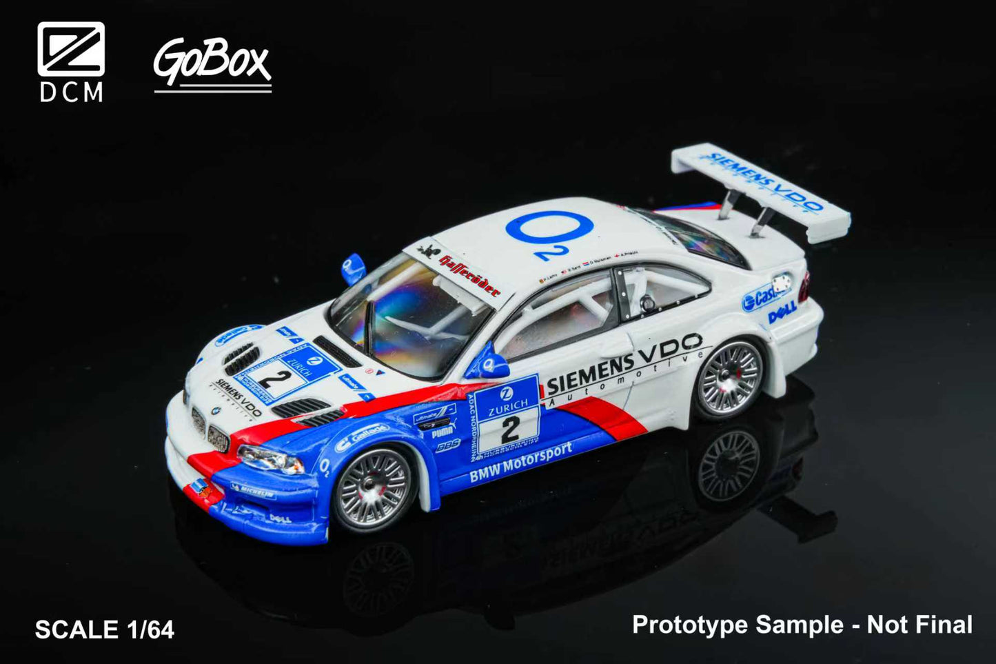 (PREORDER) DCM & GOBOX BMW M3 GTR E46 (Siemens #2)