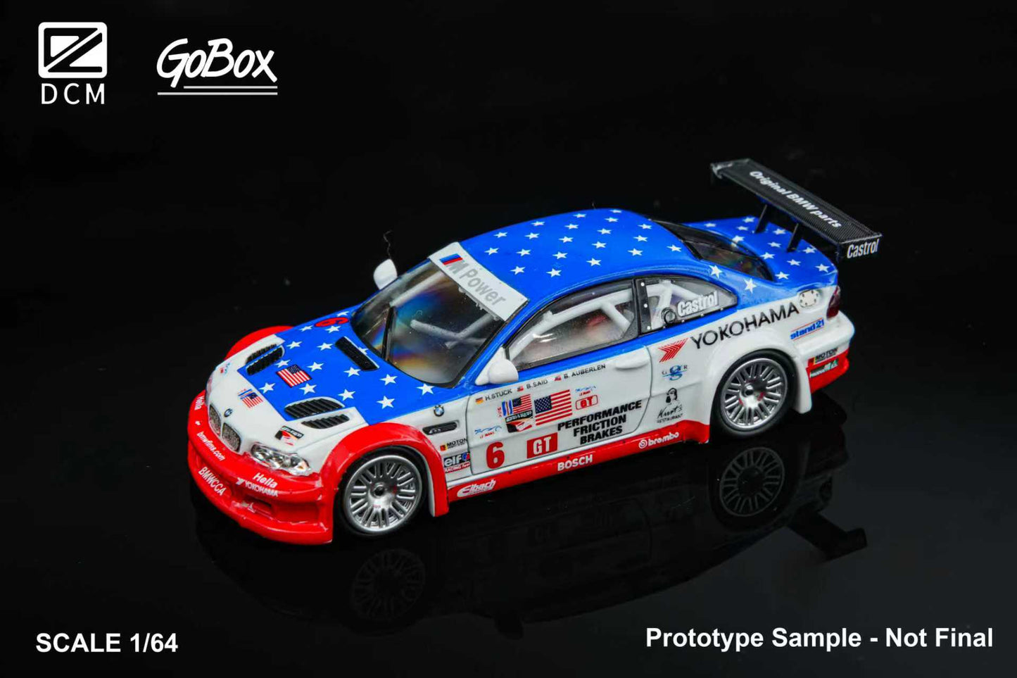 (PREORDER) DCM & GOBOX BMW M3 GTR E46 (Yokohama #6)