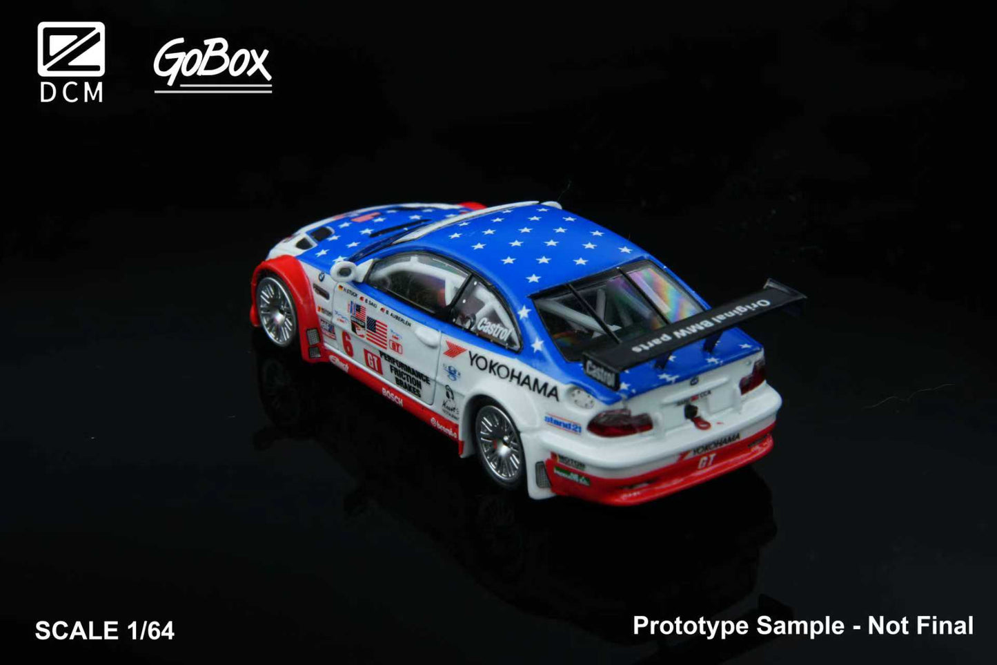 (PREORDER) DCM & GOBOX BMW M3 GTR E46 (Yokohama #6)