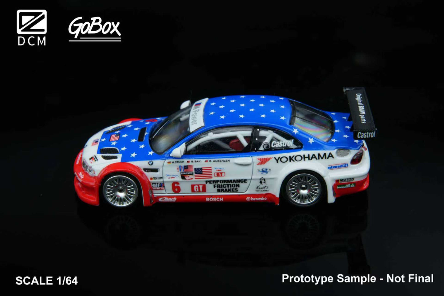 (PREORDER) DCM & GOBOX BMW M3 GTR E46 (Yokohama #6)