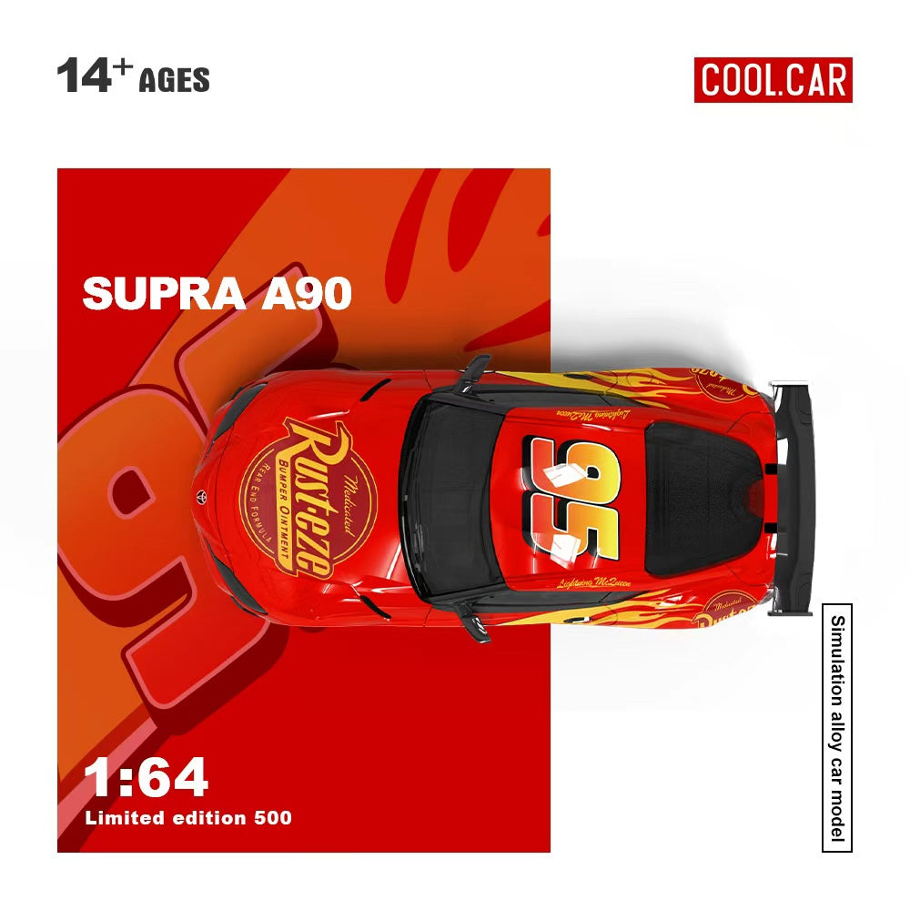 (PREORDER) Cool Car Lightning McQueen Coating Series - Toyota Supra A90
