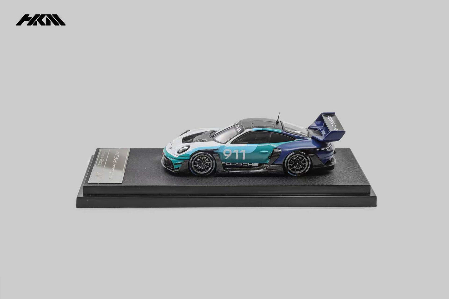 (PREORDER) HKM Porsche 911 (992) GT3 R Rennsport (Blue/White)
