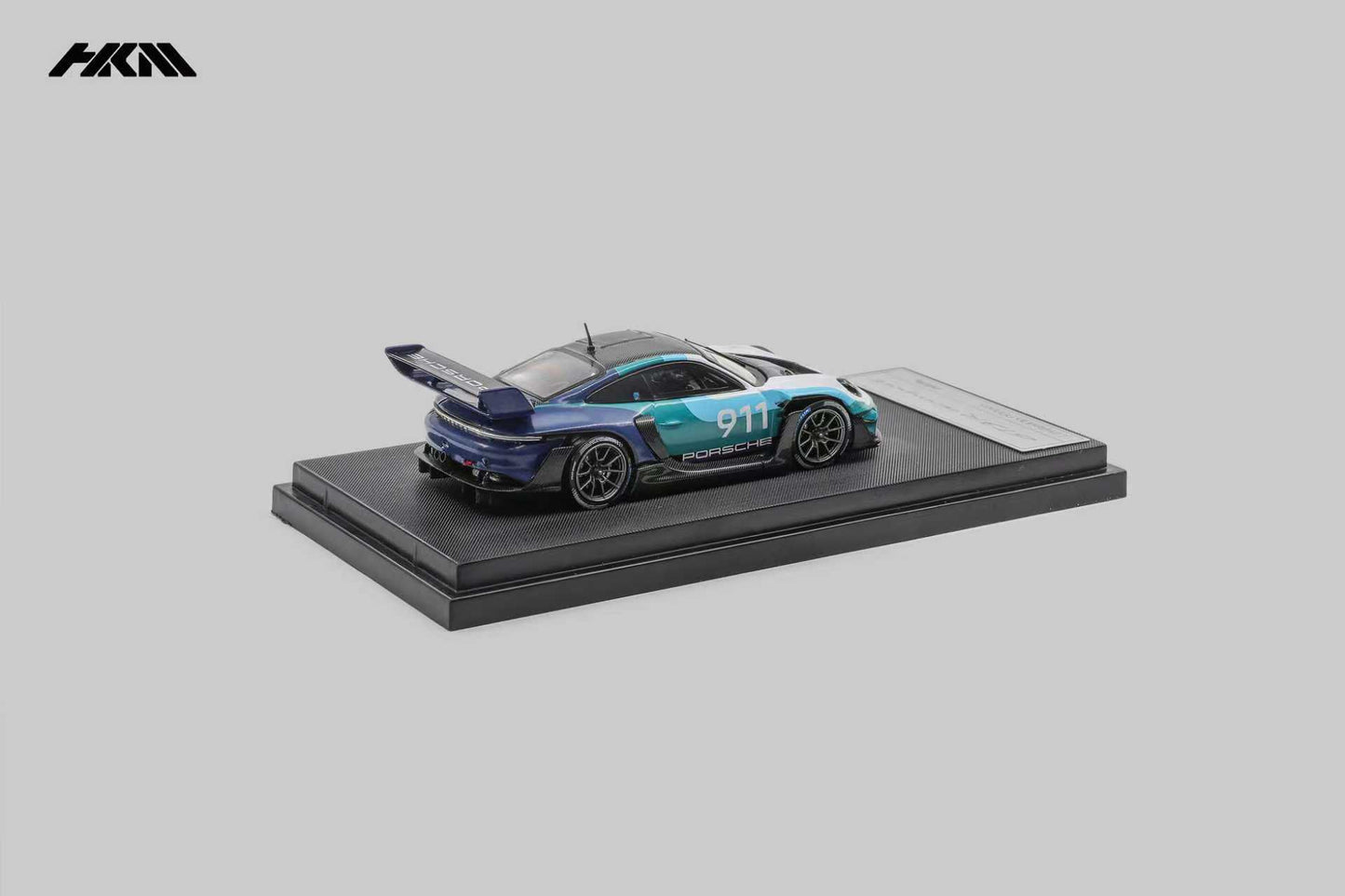 (PREORDER) HKM Porsche 911 (992) GT3 R Rennsport (Blue/White)