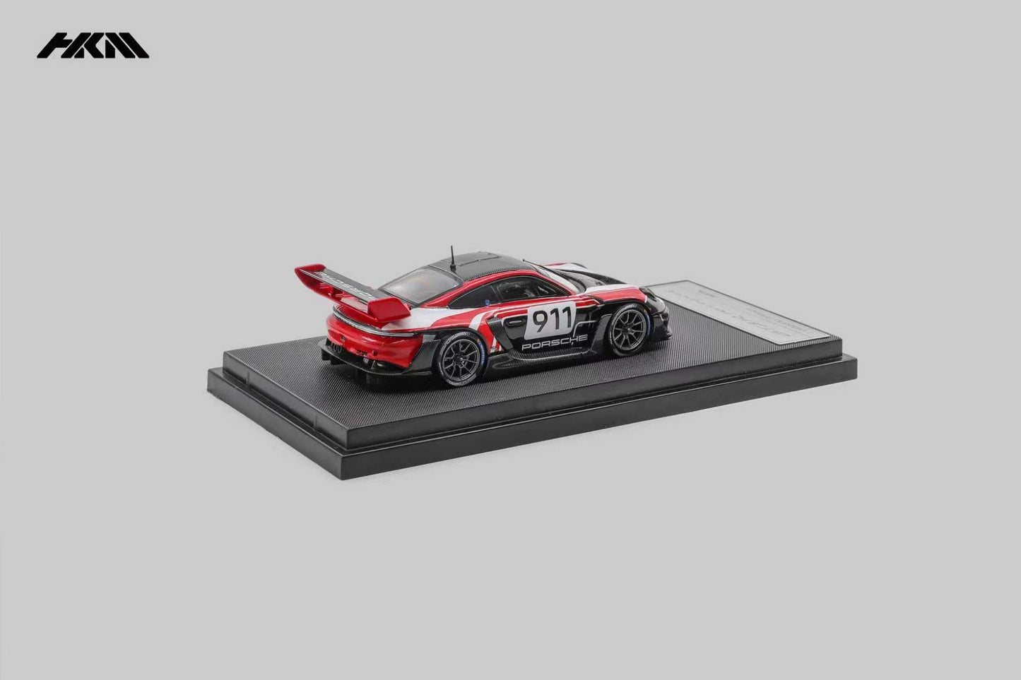 (PREORDER) HKM Porsche 911 (992) GT3 R Rennsport (Red/White)