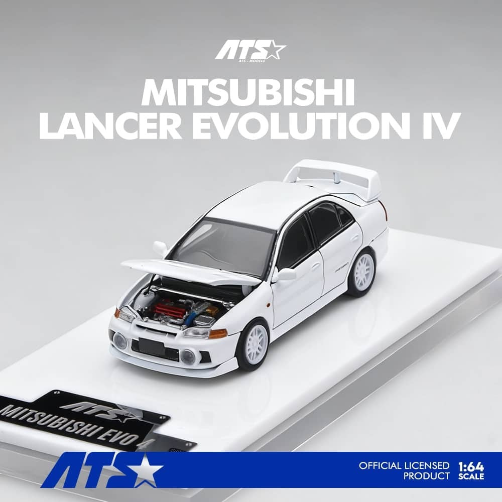 (PREORDER) ATS Mitsubishi Lancer EVO 4th Generation - White