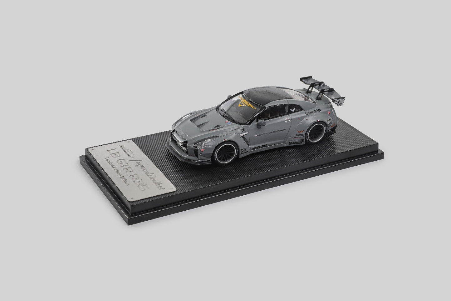 (PREORDER) My Model Collect Nissan GT-R R35, LB Wide-body Modified (Combat Grey)