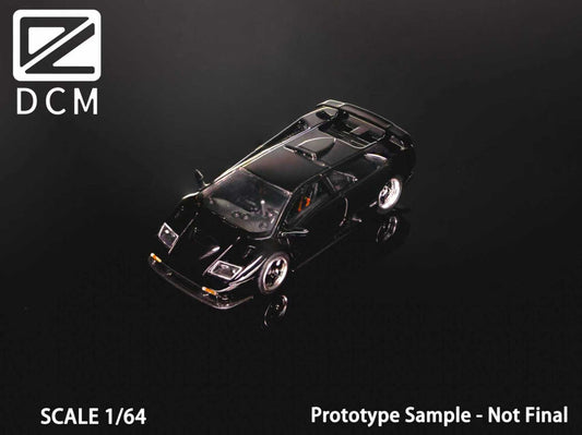 (PREORDER) DCM Lamborghini Diablo GT (Pearl Black)