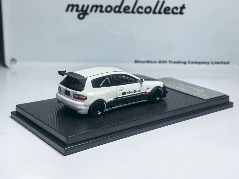 (PREORDER) My Model Collect MC Honda Civic EG6 (Fujiwara Tofu Shop White Carbon Livery)