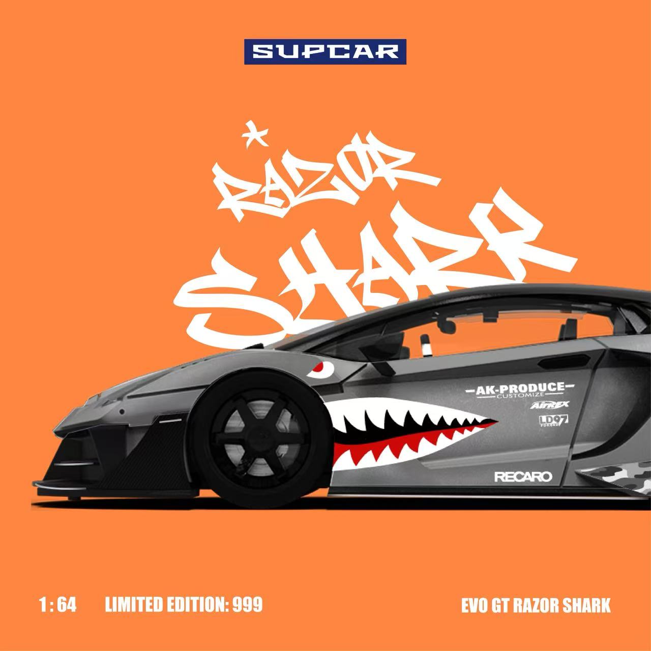 (PREORDER) Supcar Lamborghini EVO GT Razor Shark