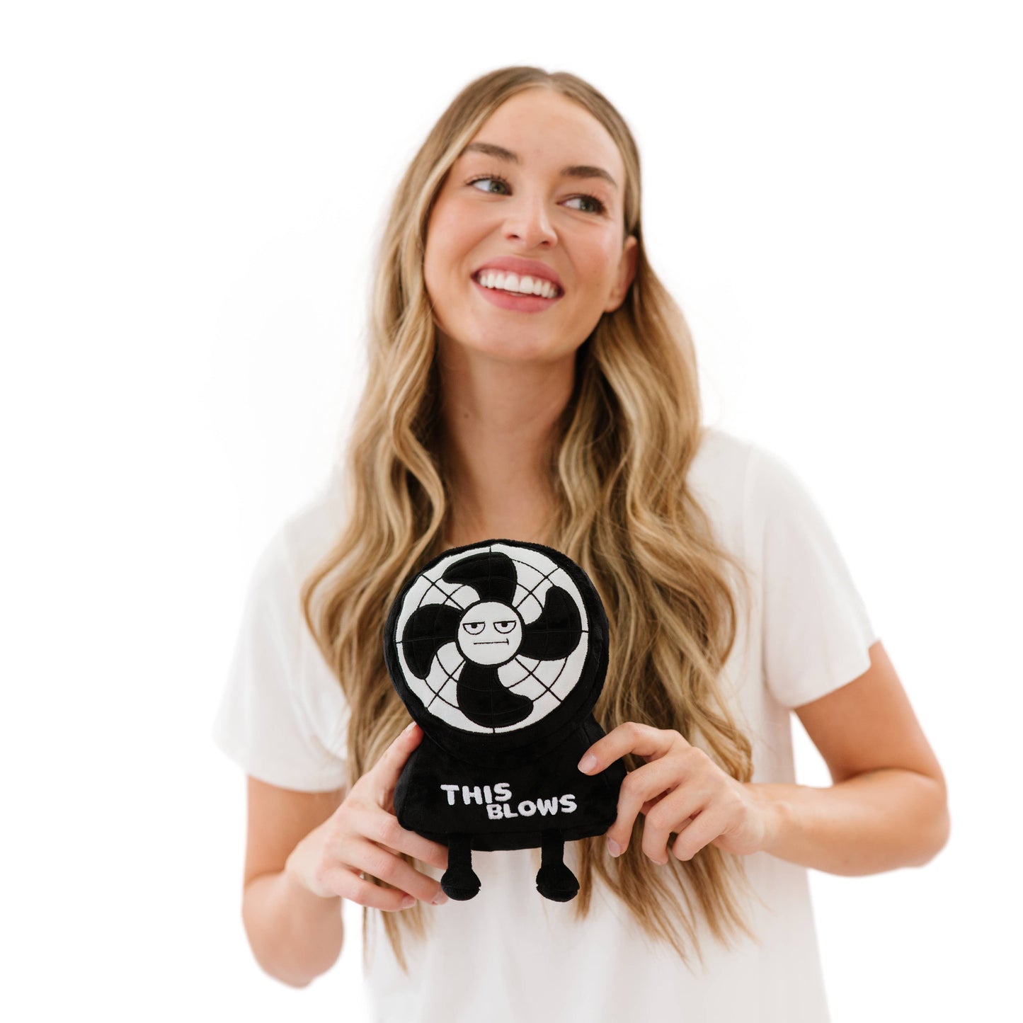 Punchkins - Ventilateur de bureau en peluche « This Blows »