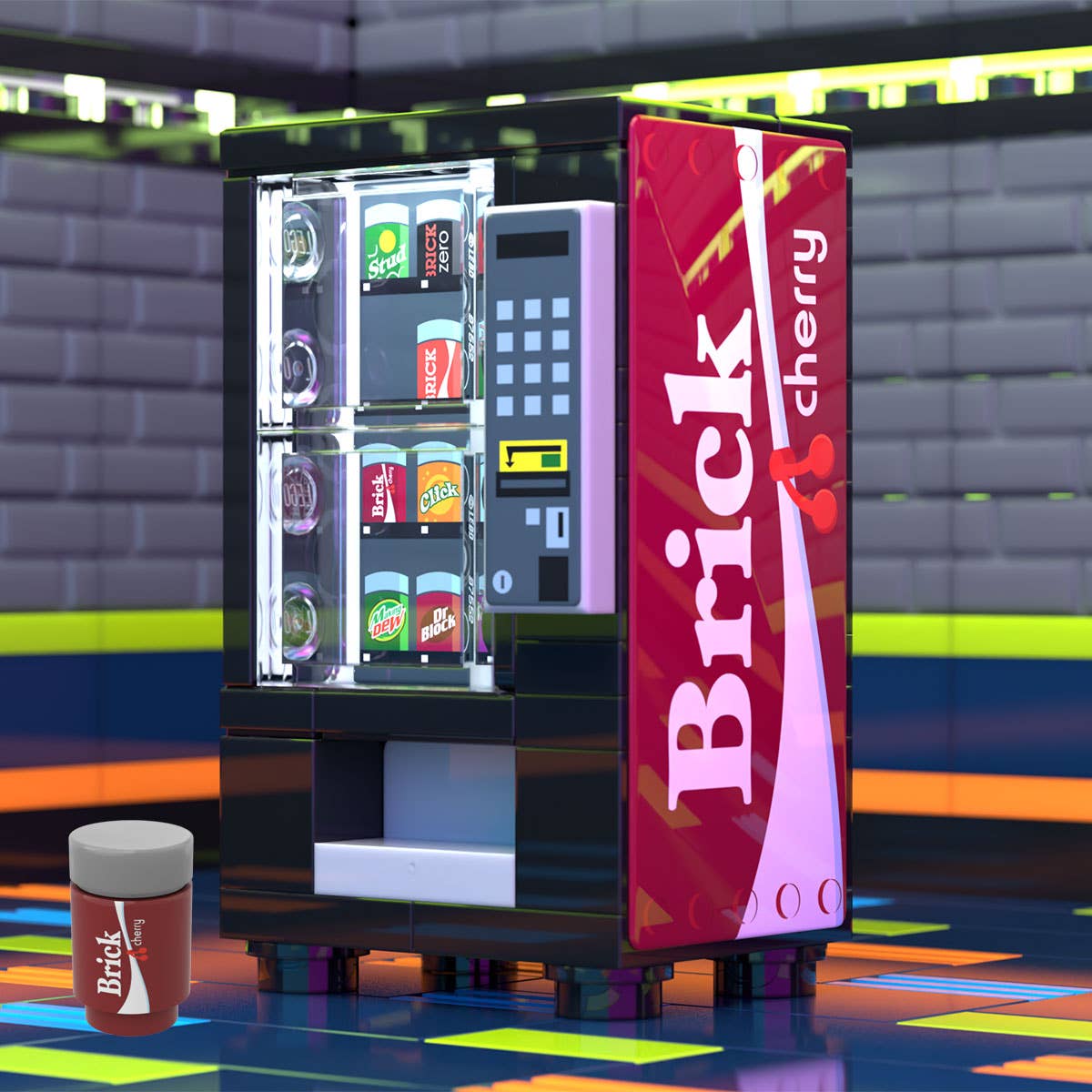 B3 Customs - Cherry Cola Soda Vending Machine