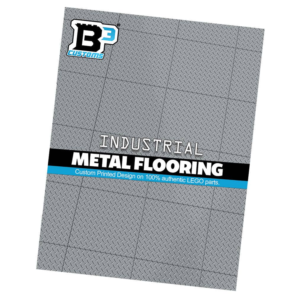 B3 Customs - Industrial (Metal) Flooring 6x6 Tiles - Pack of 10