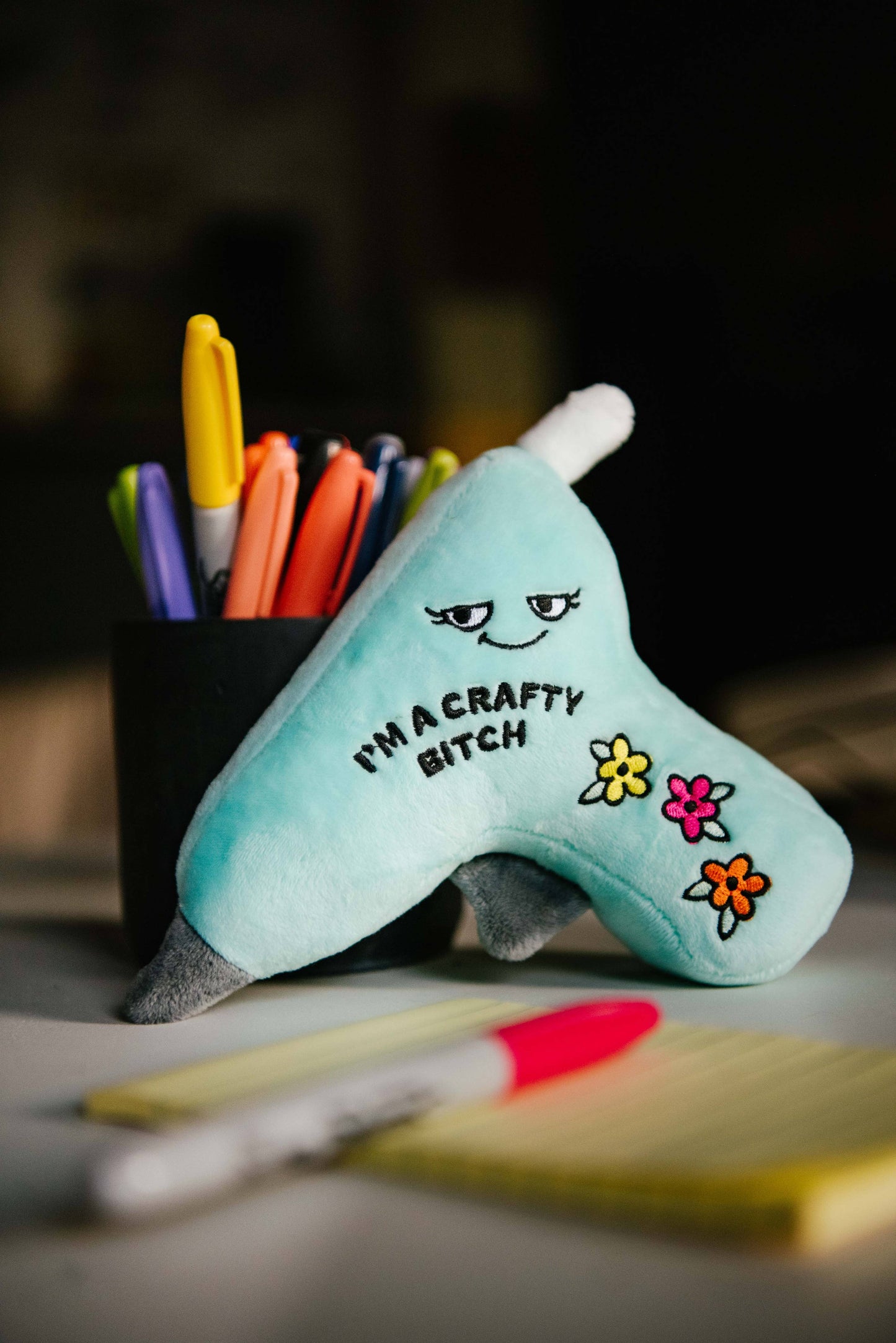 Punchkins - Plush Glue Gun - "I'm a Crafty B*"
