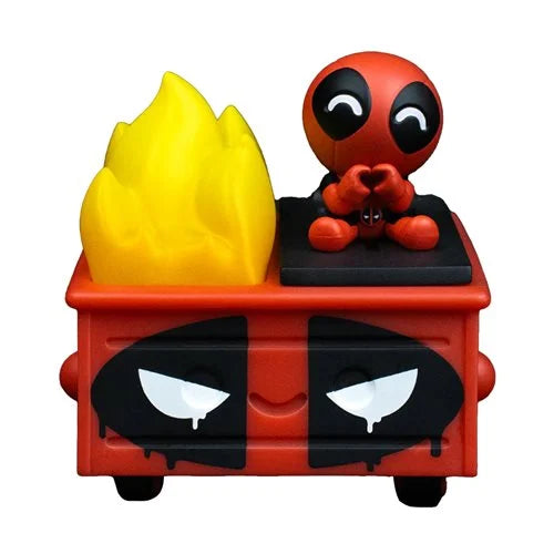 Deadpool Dumpster Fire Vinyl Figure by 100%Soft
