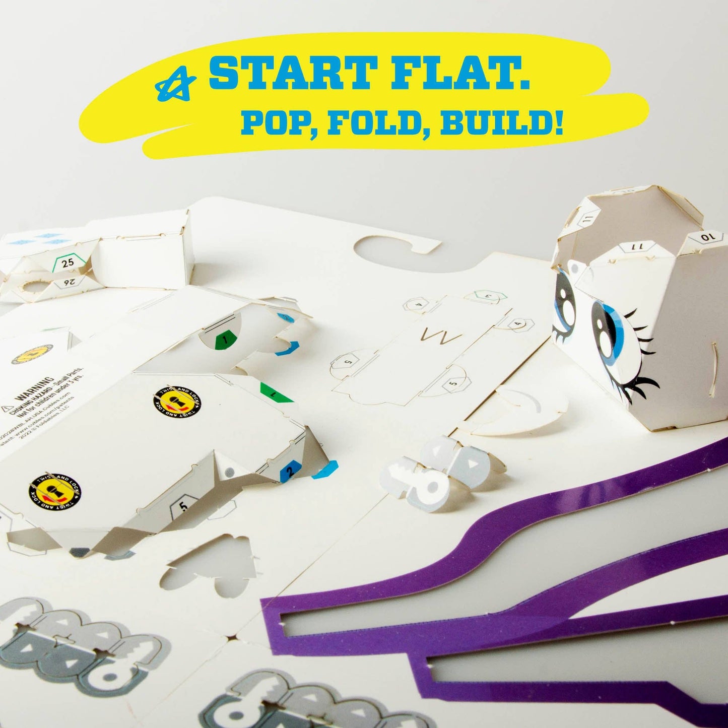 Cubos - My Little Pony RARITY - Juguete STEM para construir en 3D