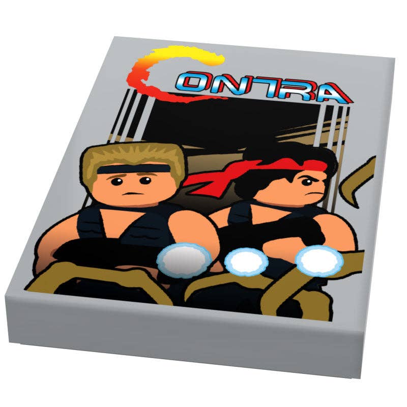 B3 Customs - Contra Video Game Cover (2x3 Tile)