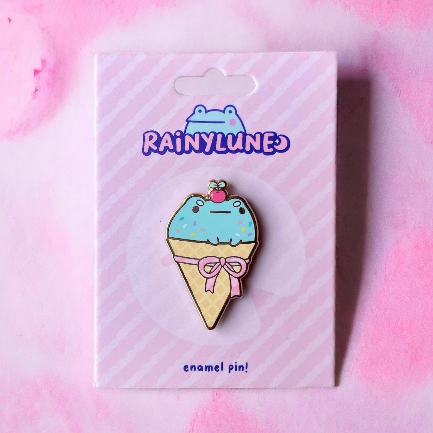 Rainylune Collectible Pin - Ice Cream Sprout Pin
