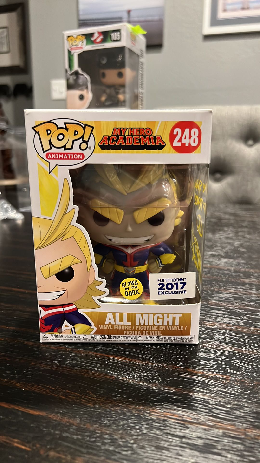 Funko Pop! All Might (Glow In The Dark) 🔥Signed🔥