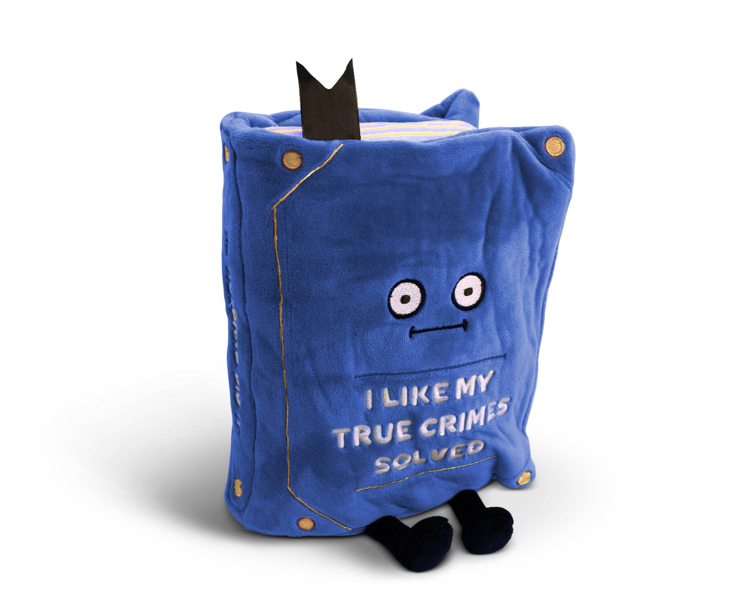 Punchkins - Plush Book - "I Like My True Crime Solved"