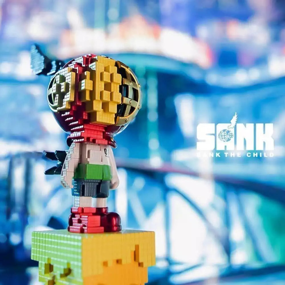 Sank Toys - Sank-Pixel Series-Atom LE499 藏克-像素系列-原子超能
