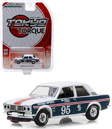 Greenlight - Tokyo Torque Série 4 - 1969 Datsun 510 #95 Bob Leitzinger
