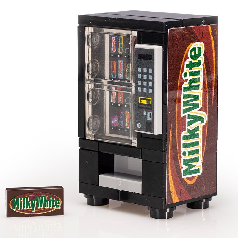 B3 Customs® - Milky White - Custom LEGO Candy Vending Machine