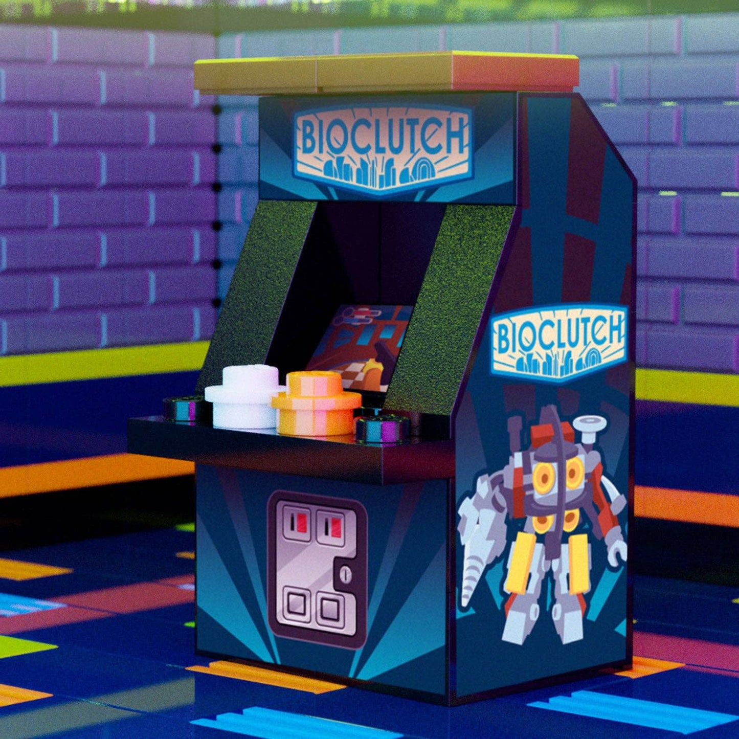 B3 Customs® - BioClutch - Custom LEGO Arcade Machine