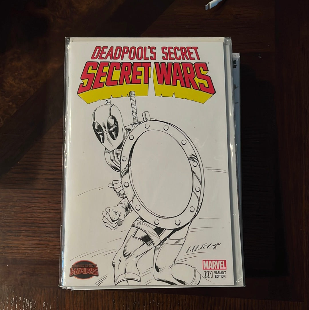 Deadpool’s Secret Secret Wars #1 - Original sketched cover
