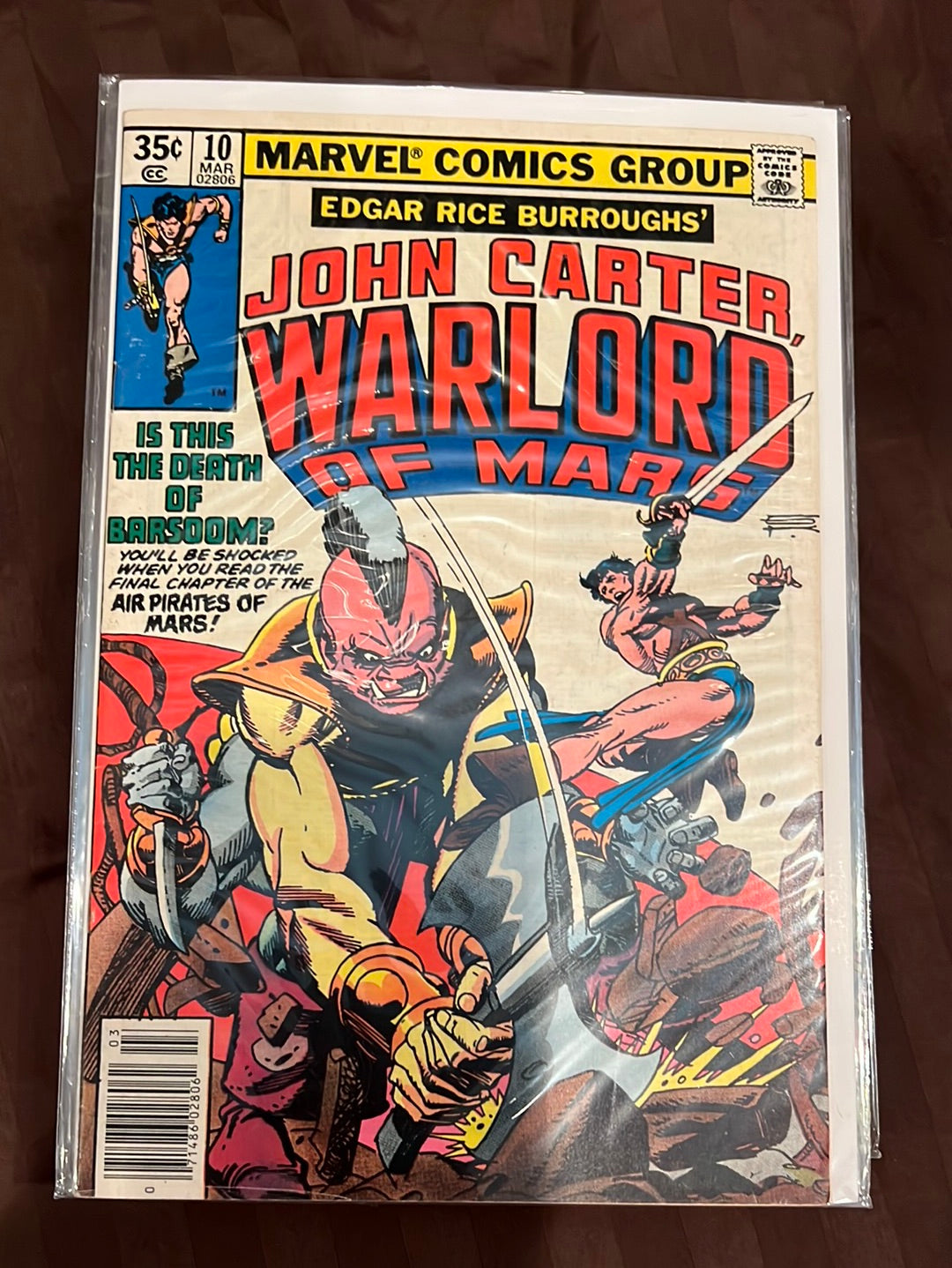 John Carter, Warlord of Mars - Marvel Comic Books - Individual issues