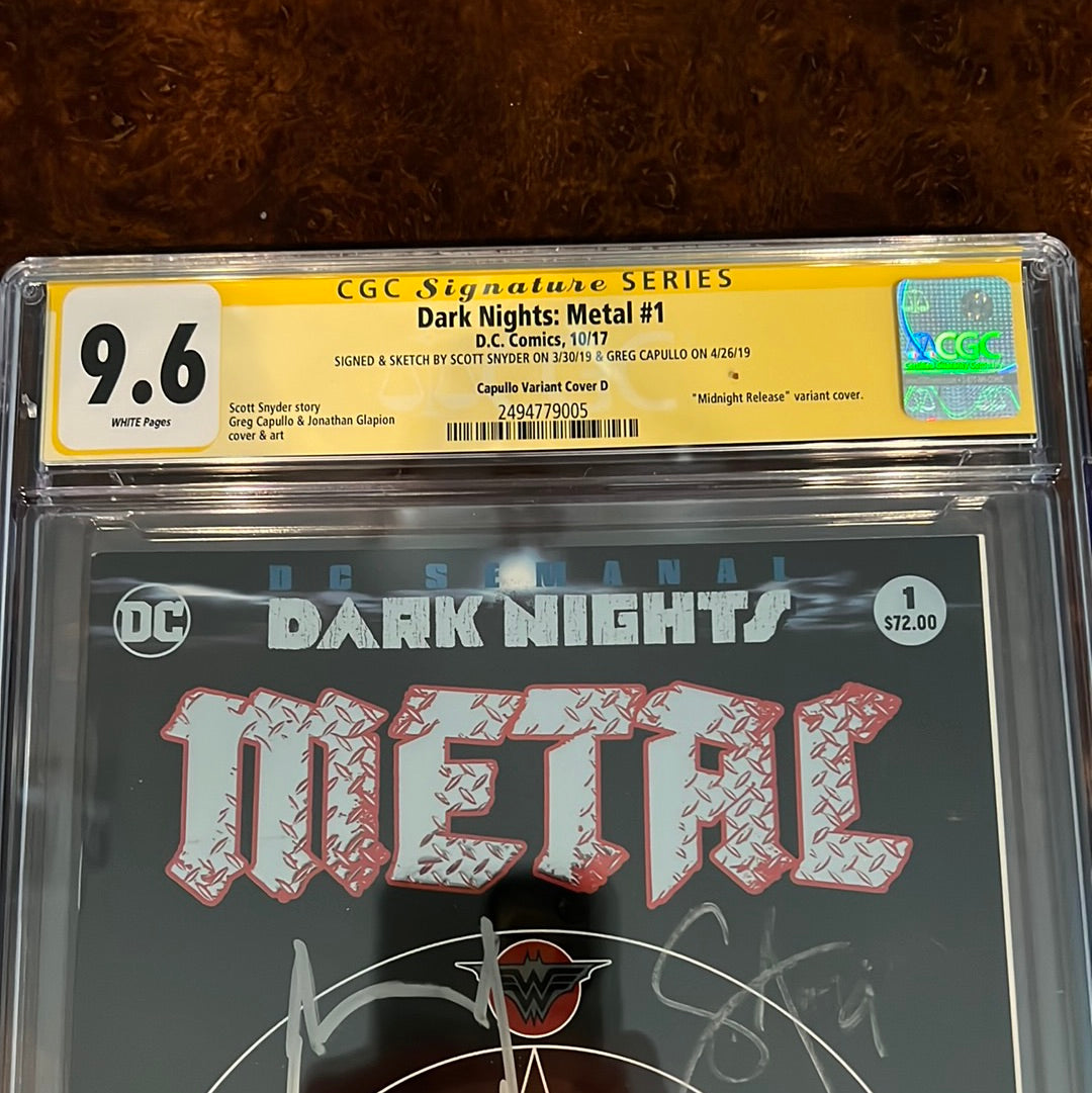 Dark Nights: Metal #1 - 9.6 CGC Signature Series