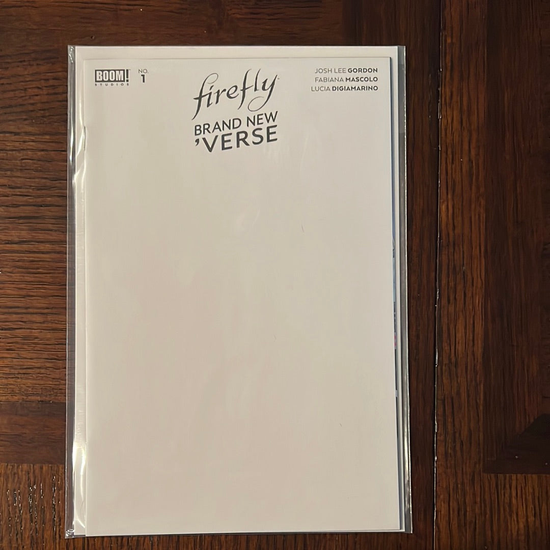Firefly Brand New ‘Verse Comic Book sketch blank