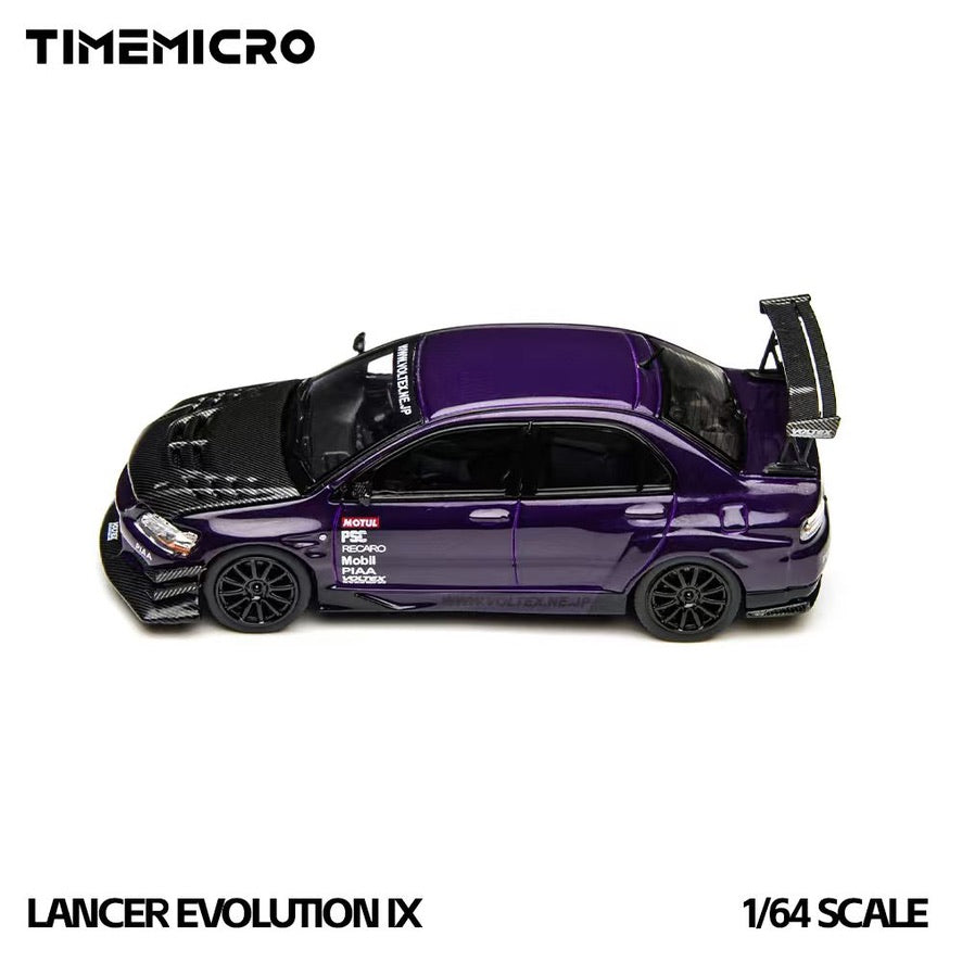 (PREORDER) Time Micro Mitsubishi Lancer EVO IX (Metallic Purple)